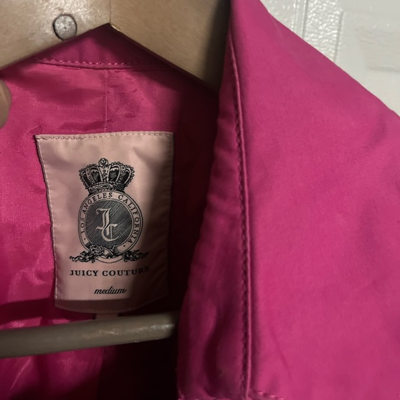 Juicy Couture Pink Trench Coat 🌵Medium - Picture 2 of 7